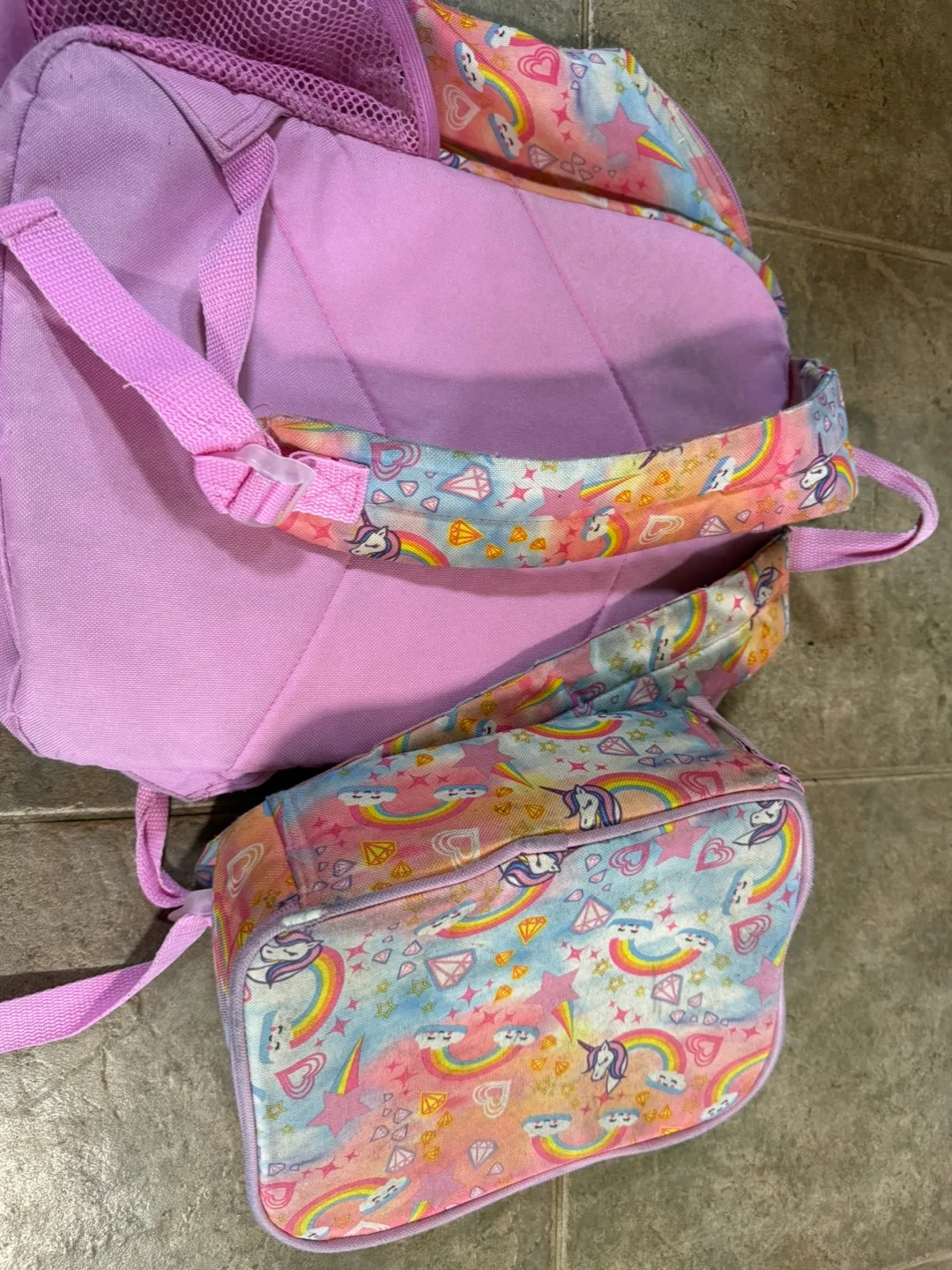 Kids Unicorn Backpack and Lunch Bag Set 🍁🇨🇦 image indicator(2)