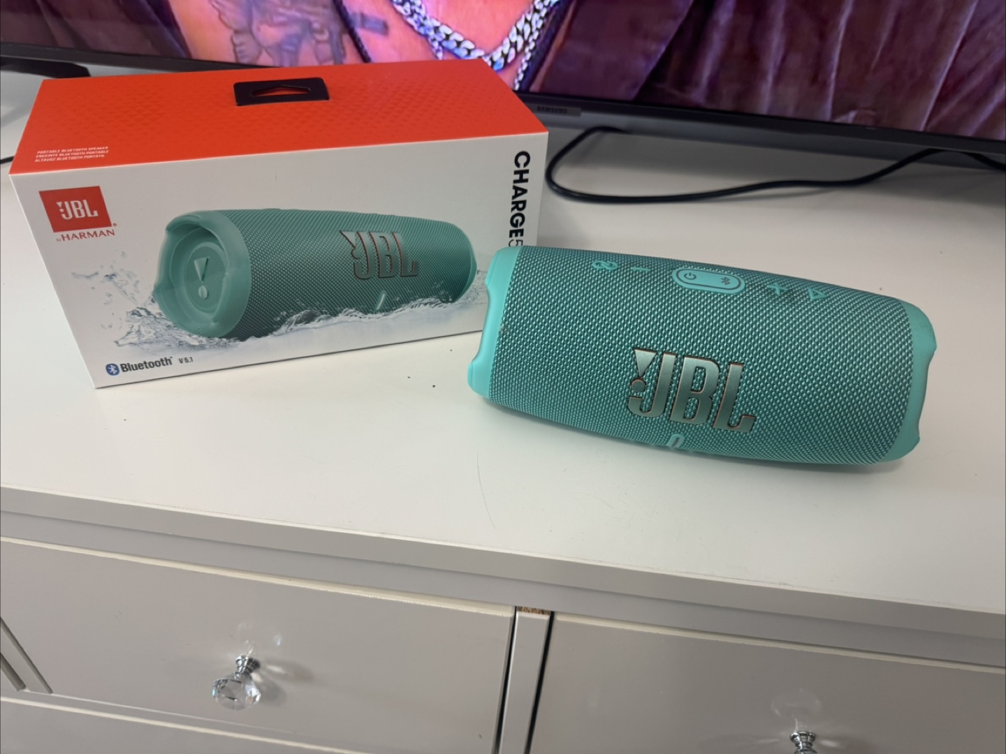 JBL Charge 4 Bluetooth Speaker - Teal