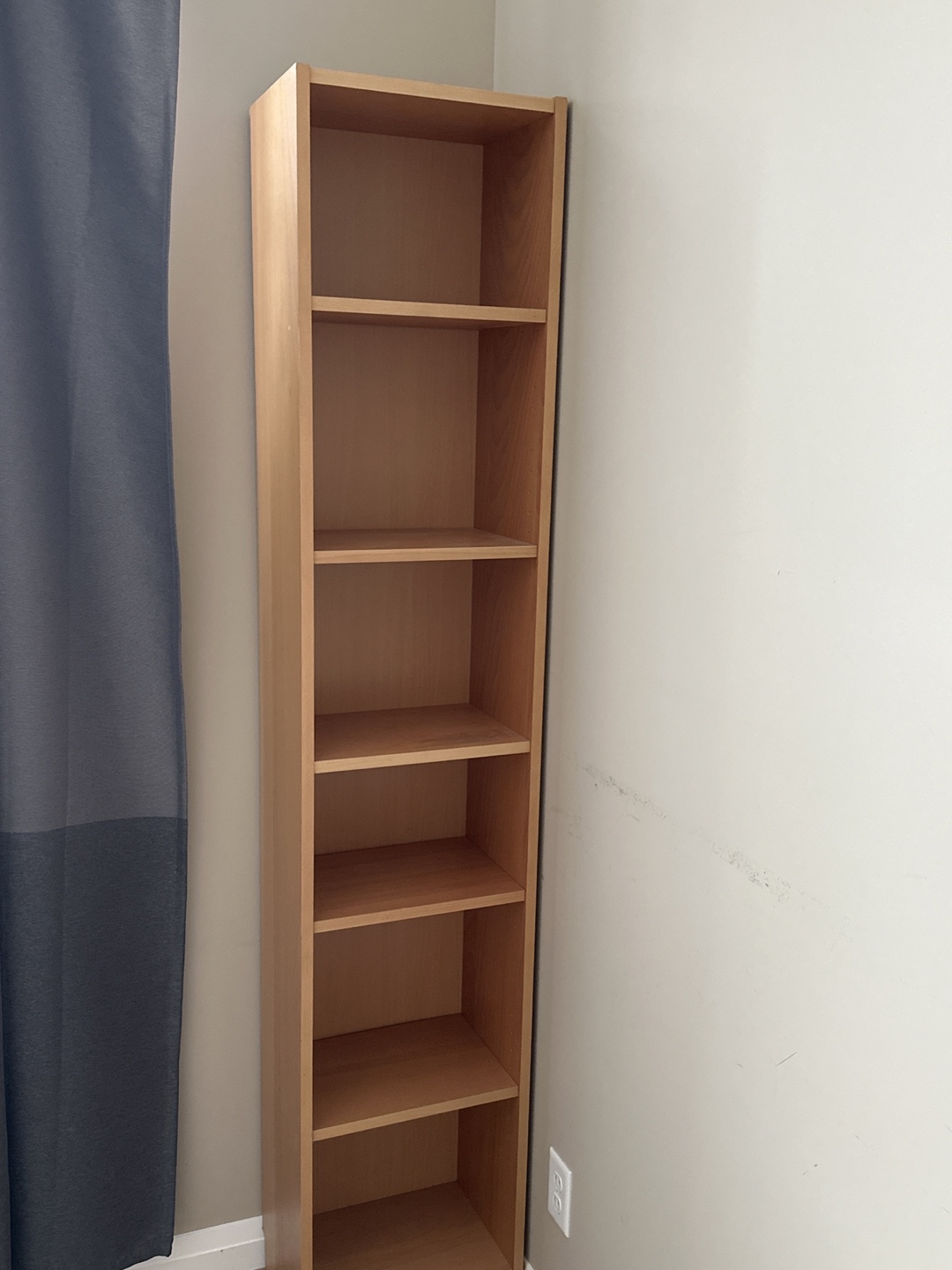 Tall Wooden Bookcase