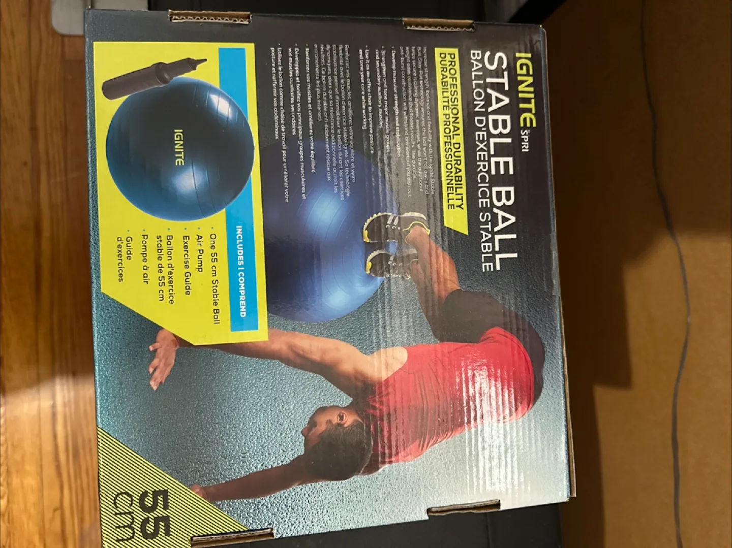 Ignite Spri Stable Ball (55cm)cordless jump rope image indicator(2)