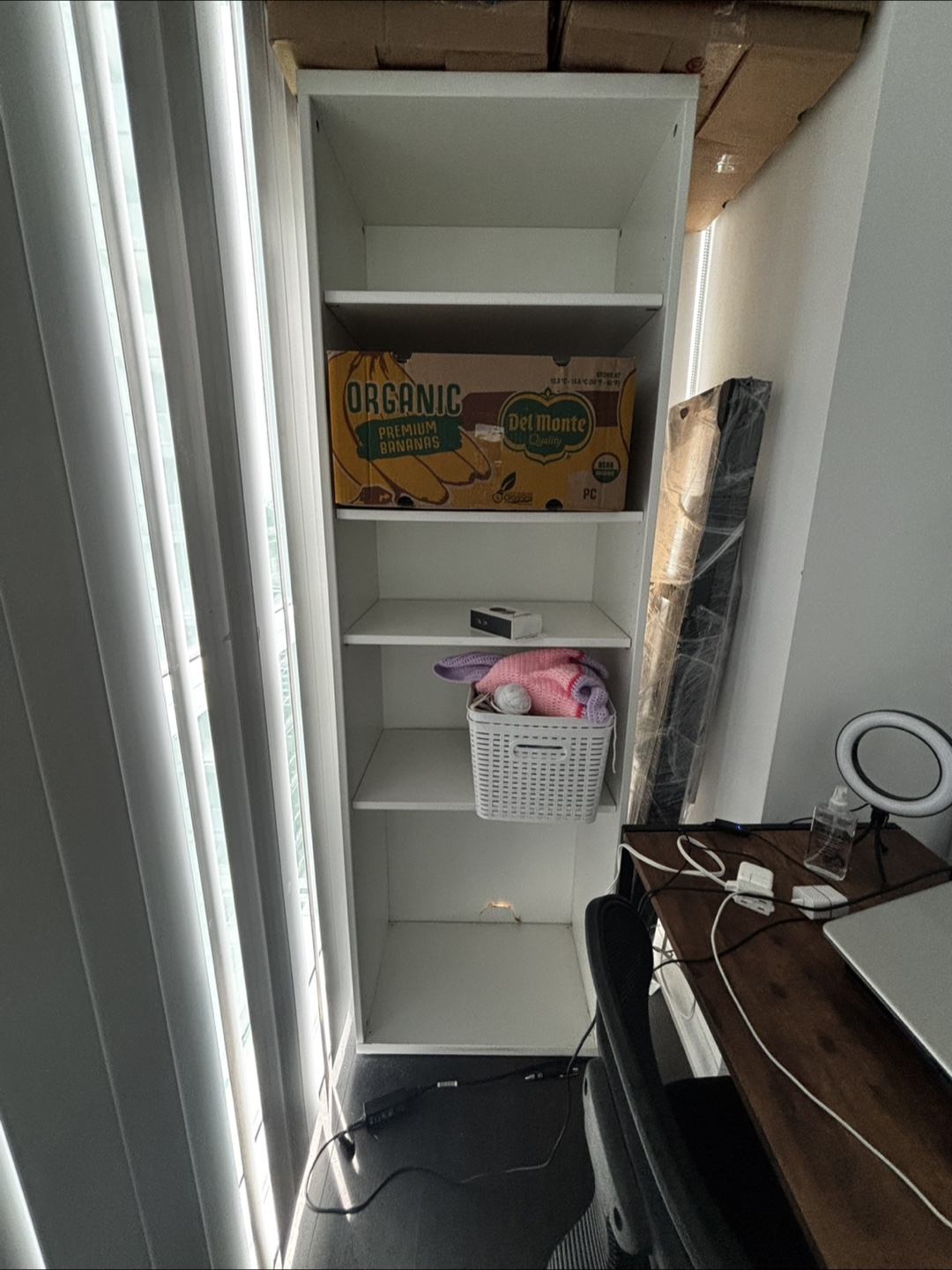 White Shelving Unit