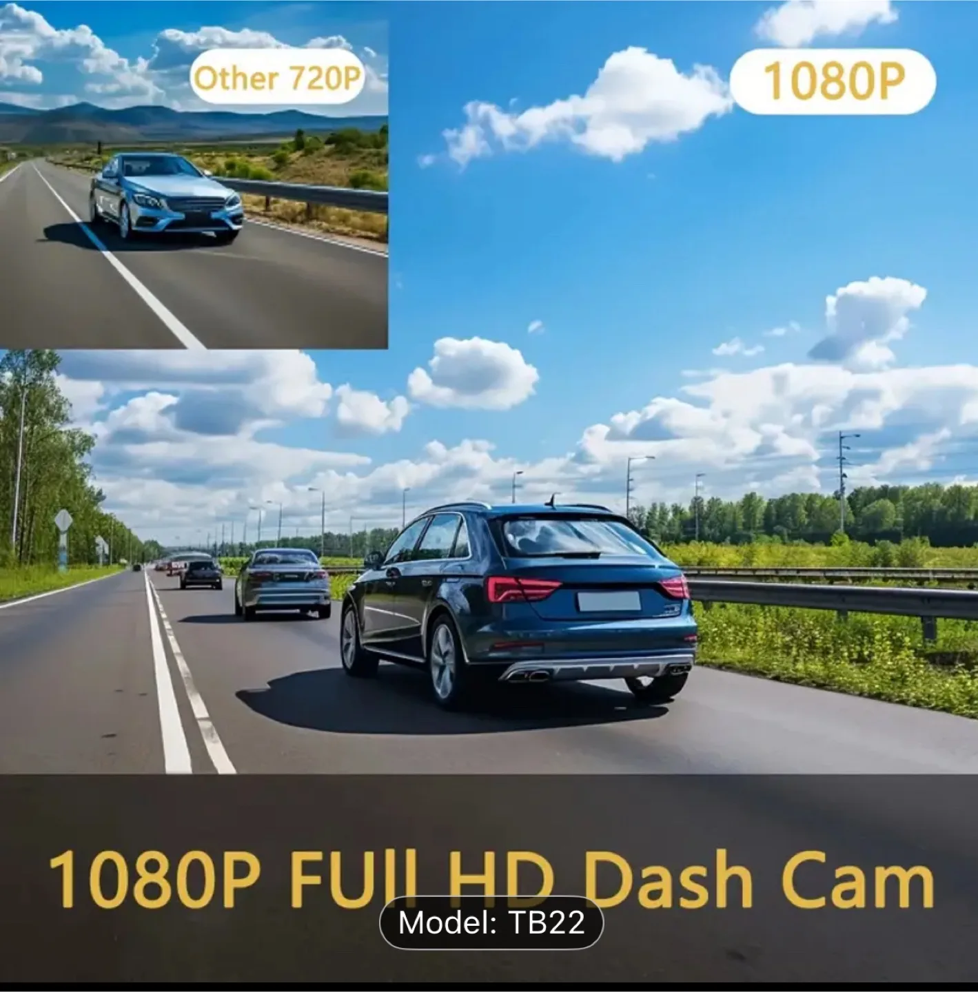 TB22 Full HD 1080P Dash Cam (NO SD CARD) image indicator(5)