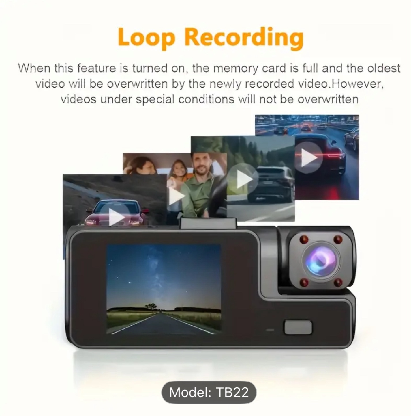 TB22 Full HD 1080P Dash Cam (NO SD CARD) - photo 2