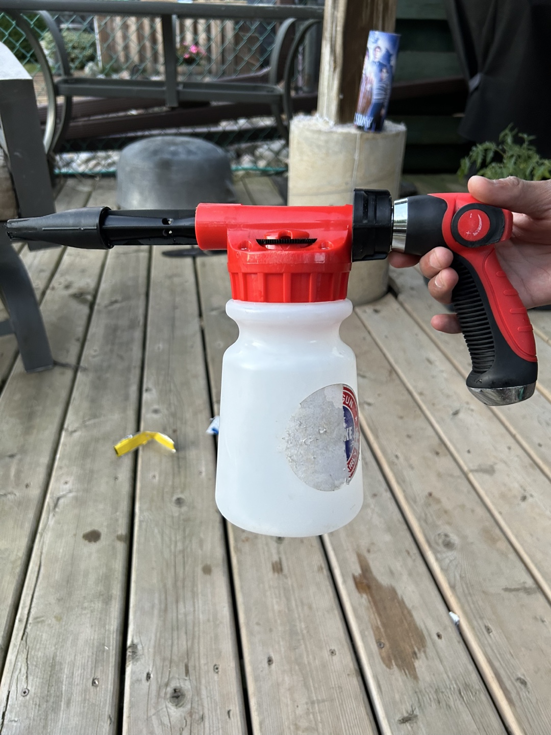 Garden hose & foam cannon
