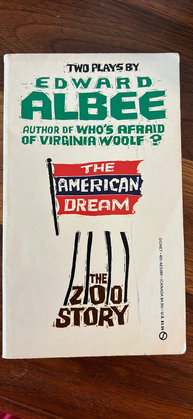 Edward Albee Plays: The American Dream & The Zoo Story