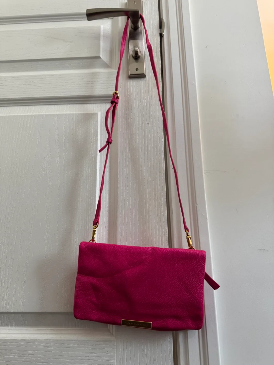 Marc by Marc Jacobs Pink Leather Crossbody Bag image indicator(5)