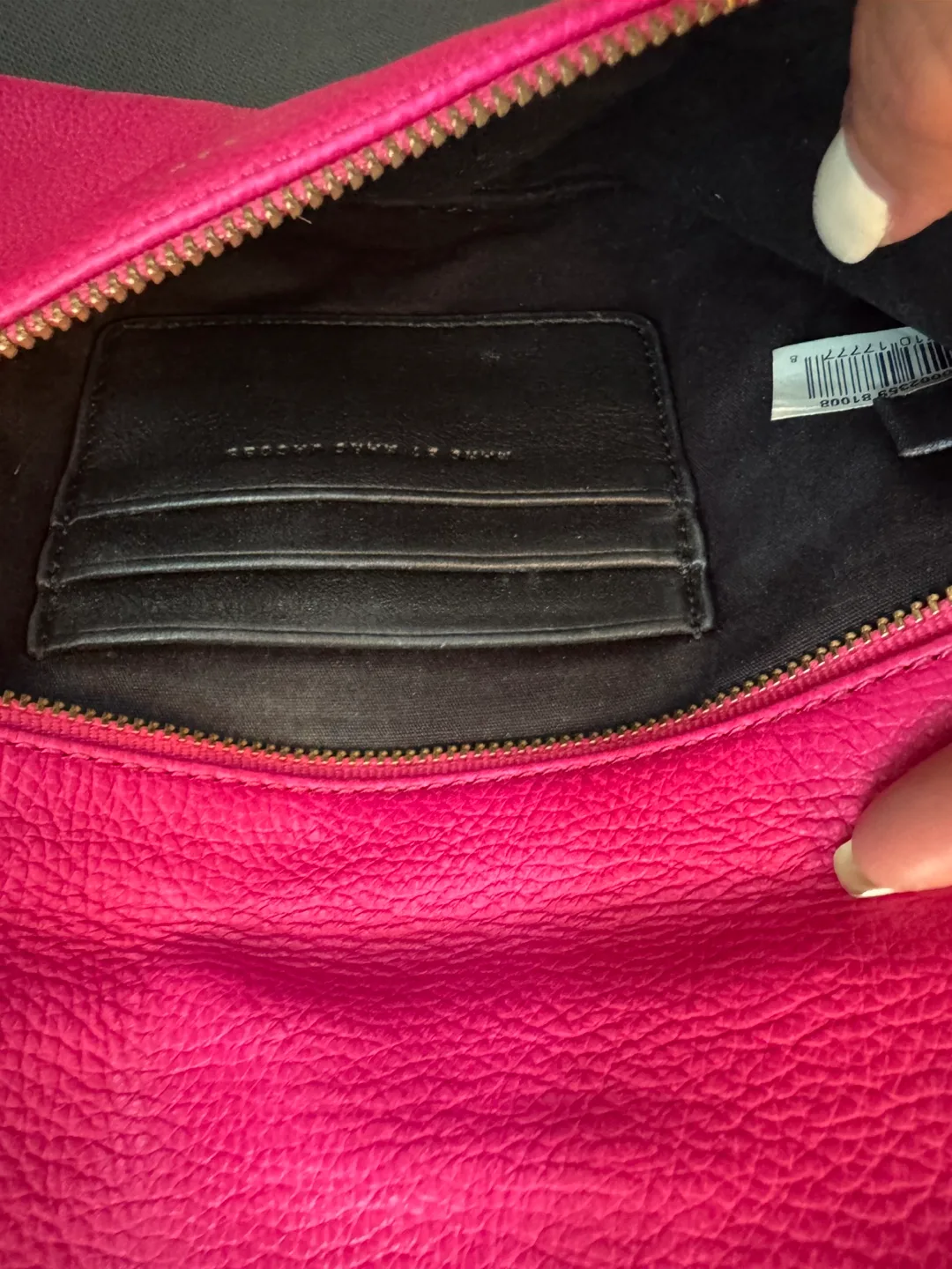Marc by Marc Jacobs Pink Leather Crossbody Bag image indicator(4)