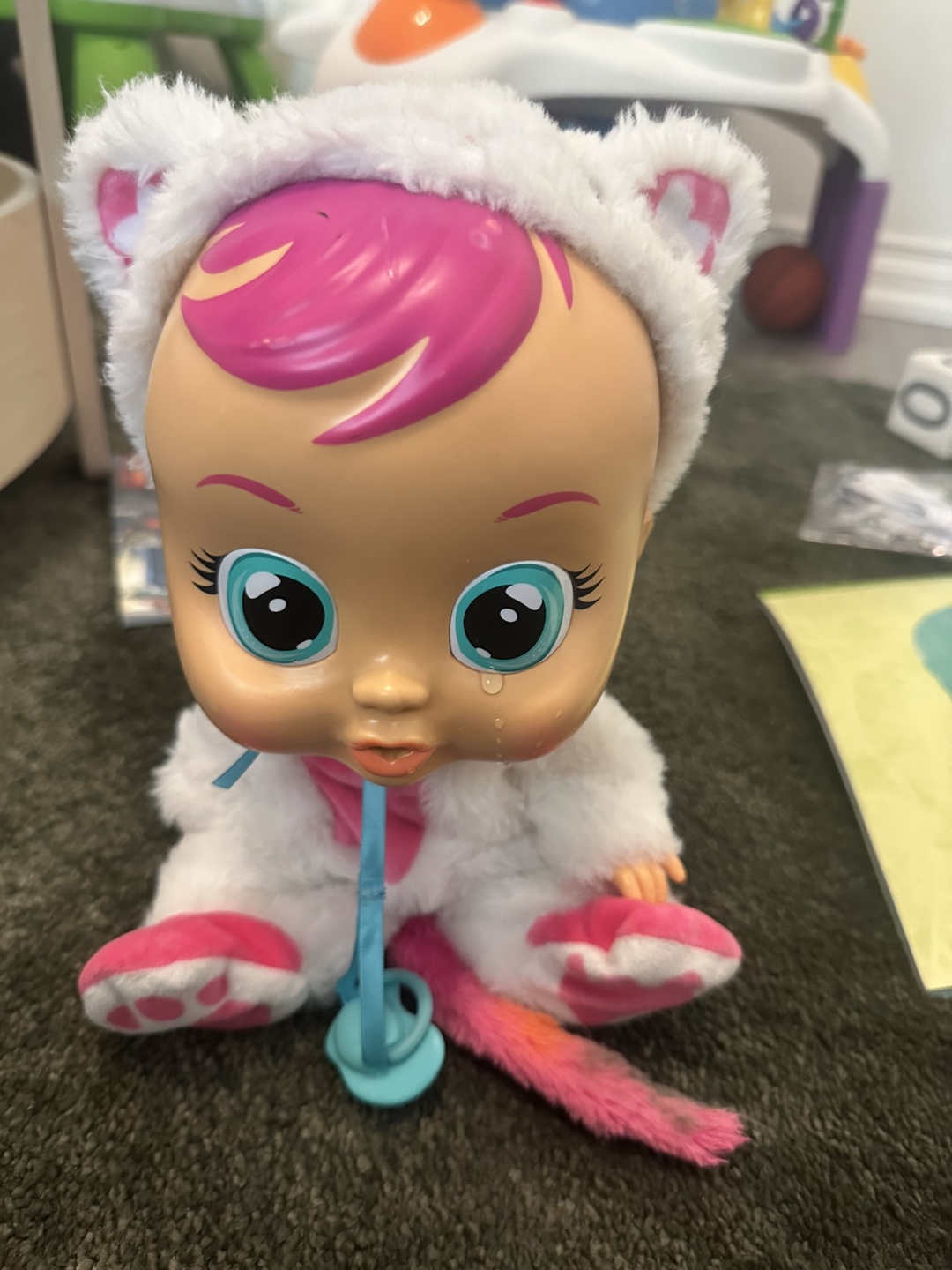 Cry Babies Dressy Fantasy Brunie Doll real tears