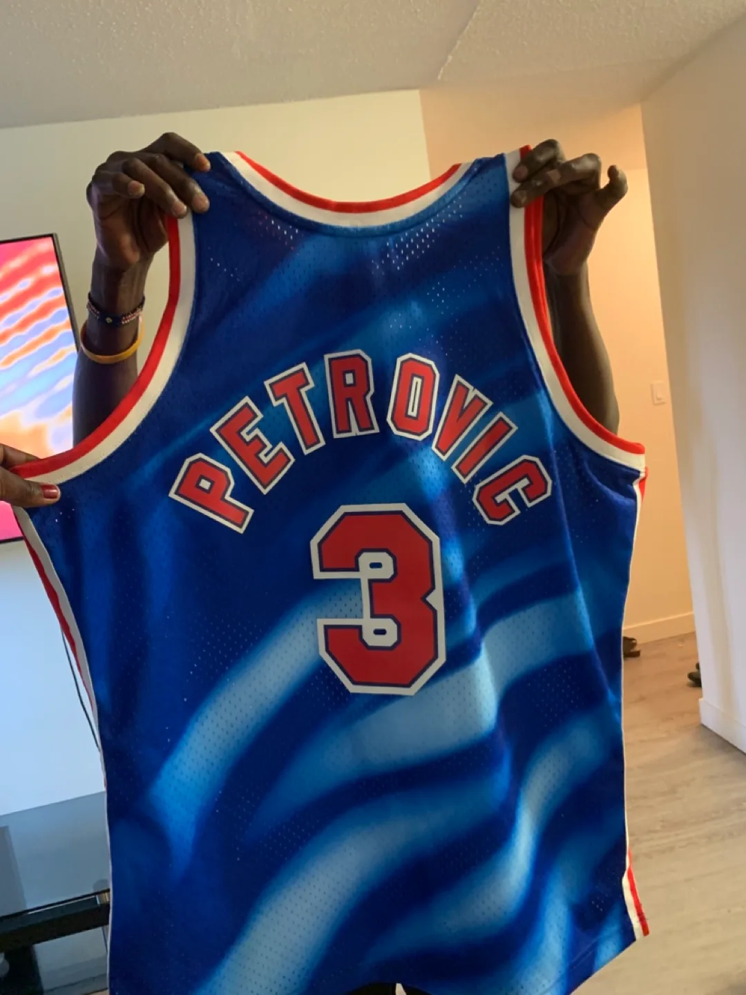 NBA Nets Drazen Petrovic #3 Jersey thumbnail