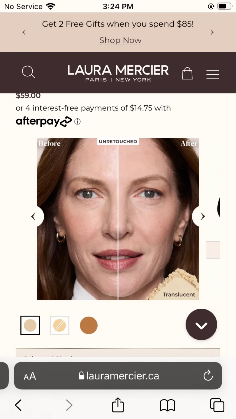 Sealed/ never used Lara Mercer translucent loose setting powder image indicator(3)