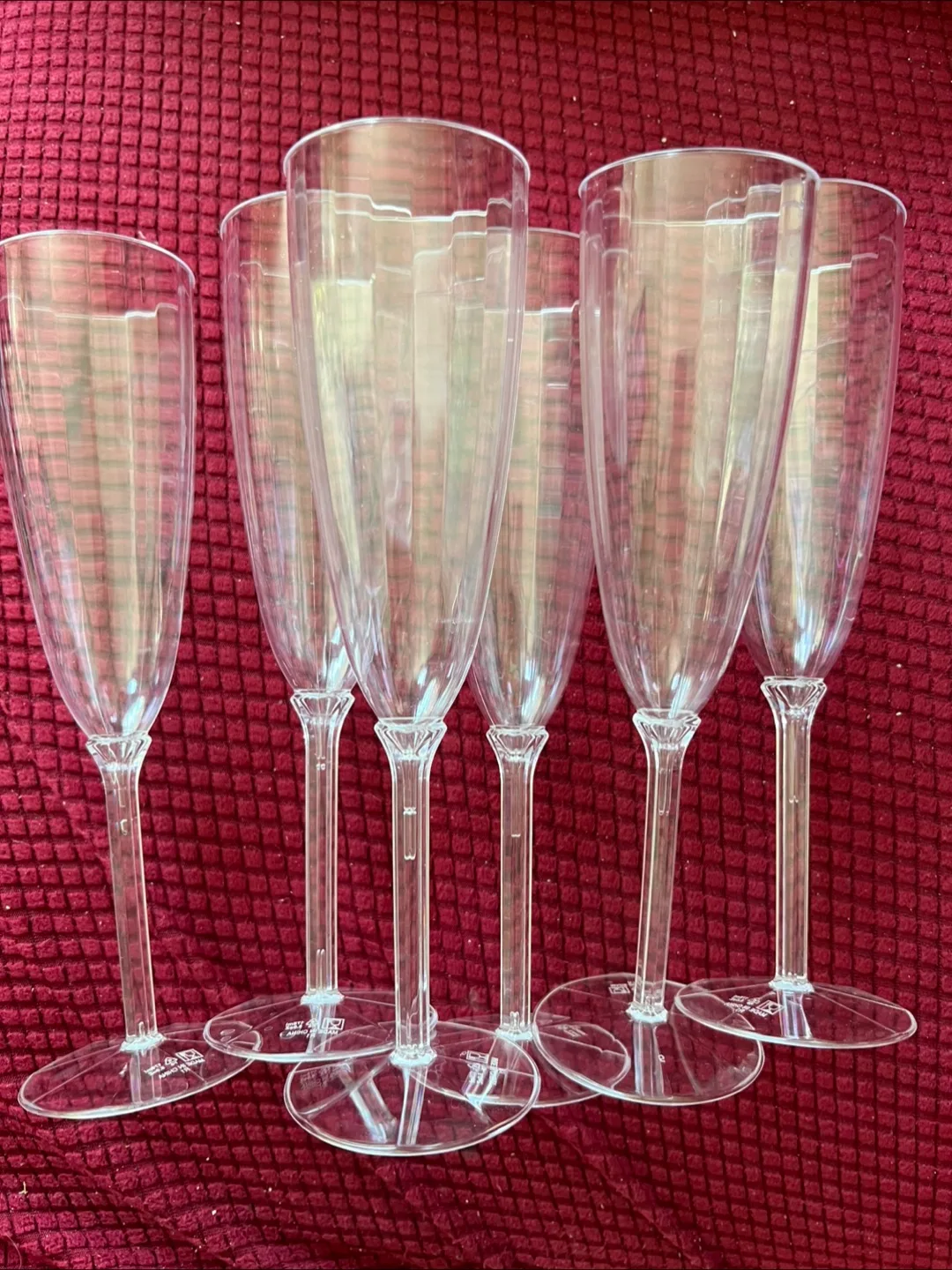 Champagne flutes 6 plastic thumbnail