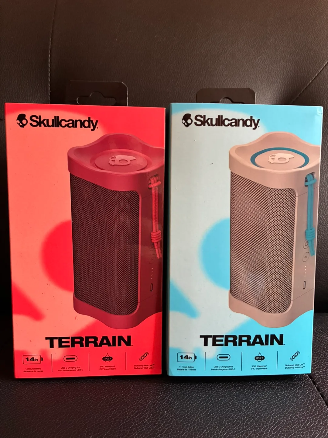 Skullcandy Terrain Wireless Speaker Red and Gray both for $80 thumbnail