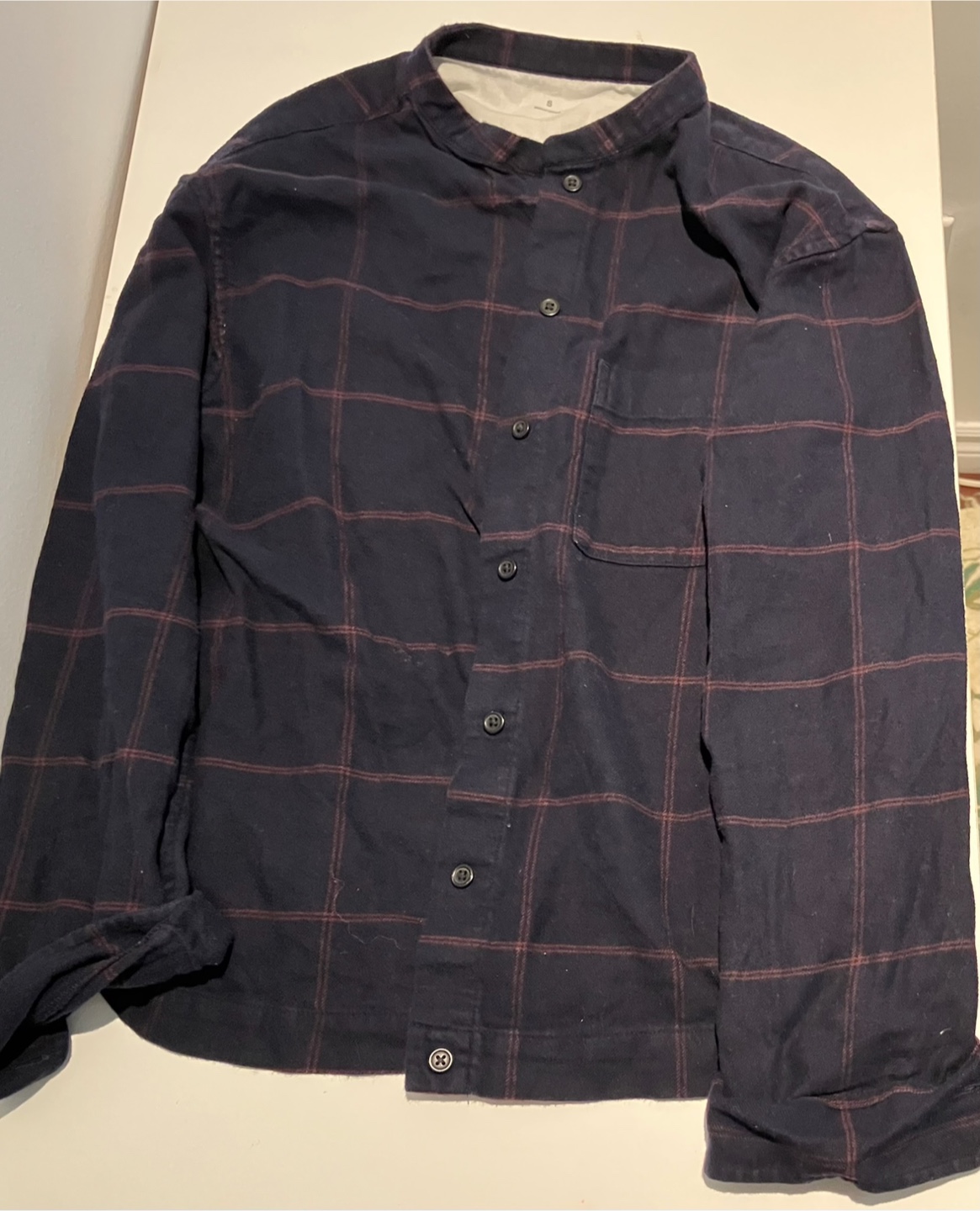 Plaid flannel shirt small
