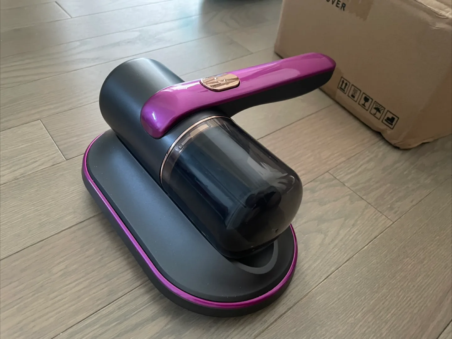 Cordless Handheld Dust Mite Vacuum Cleaner - Purple/Grey image indicator(2)