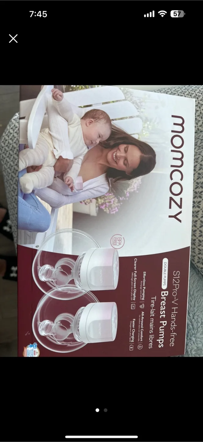 Momcozy S12 Pro Hands-Free Breast Pumps - New thumbnail