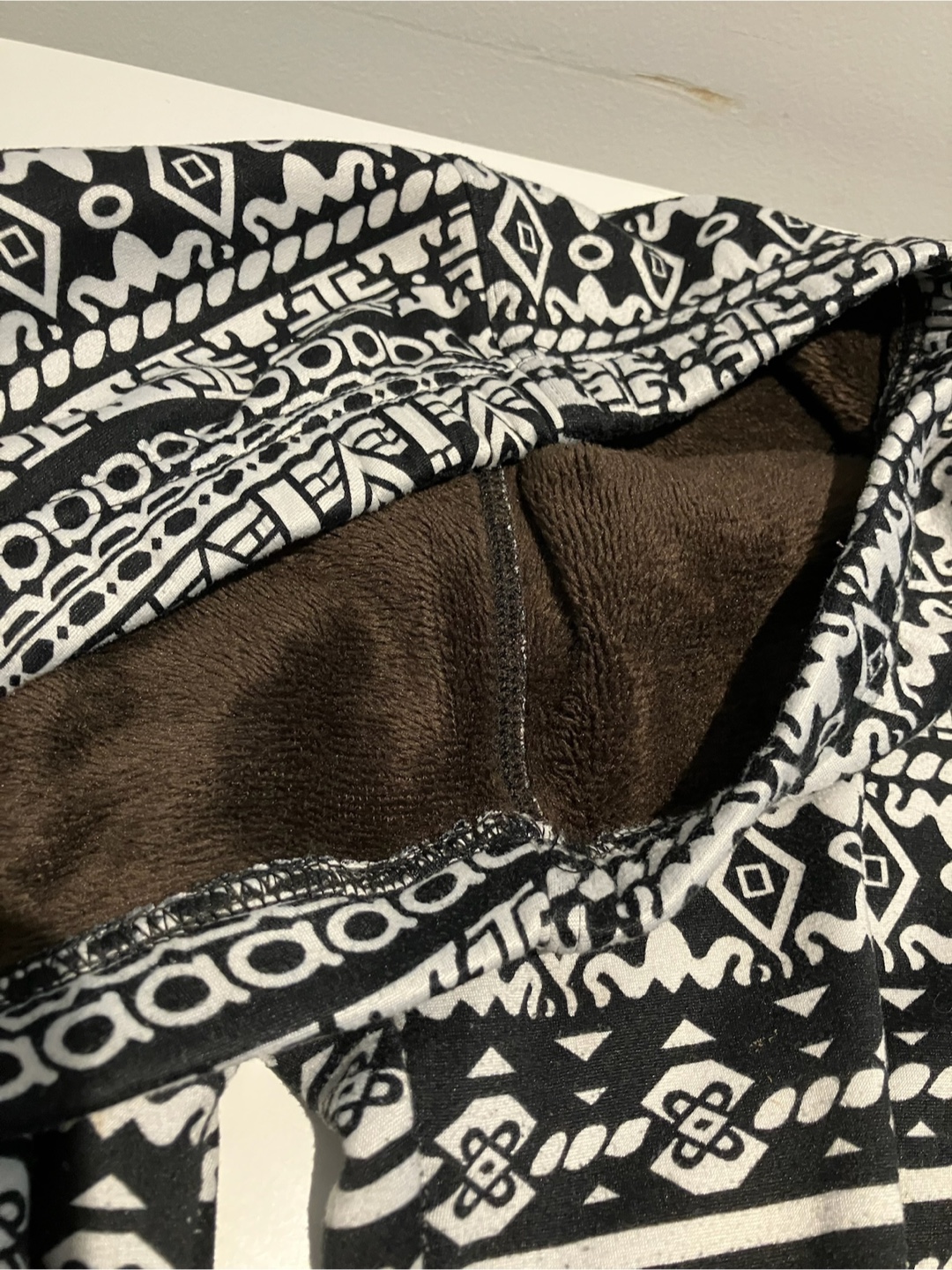 Patterned Fleece Lined Leggings - (8-11) - photo 3