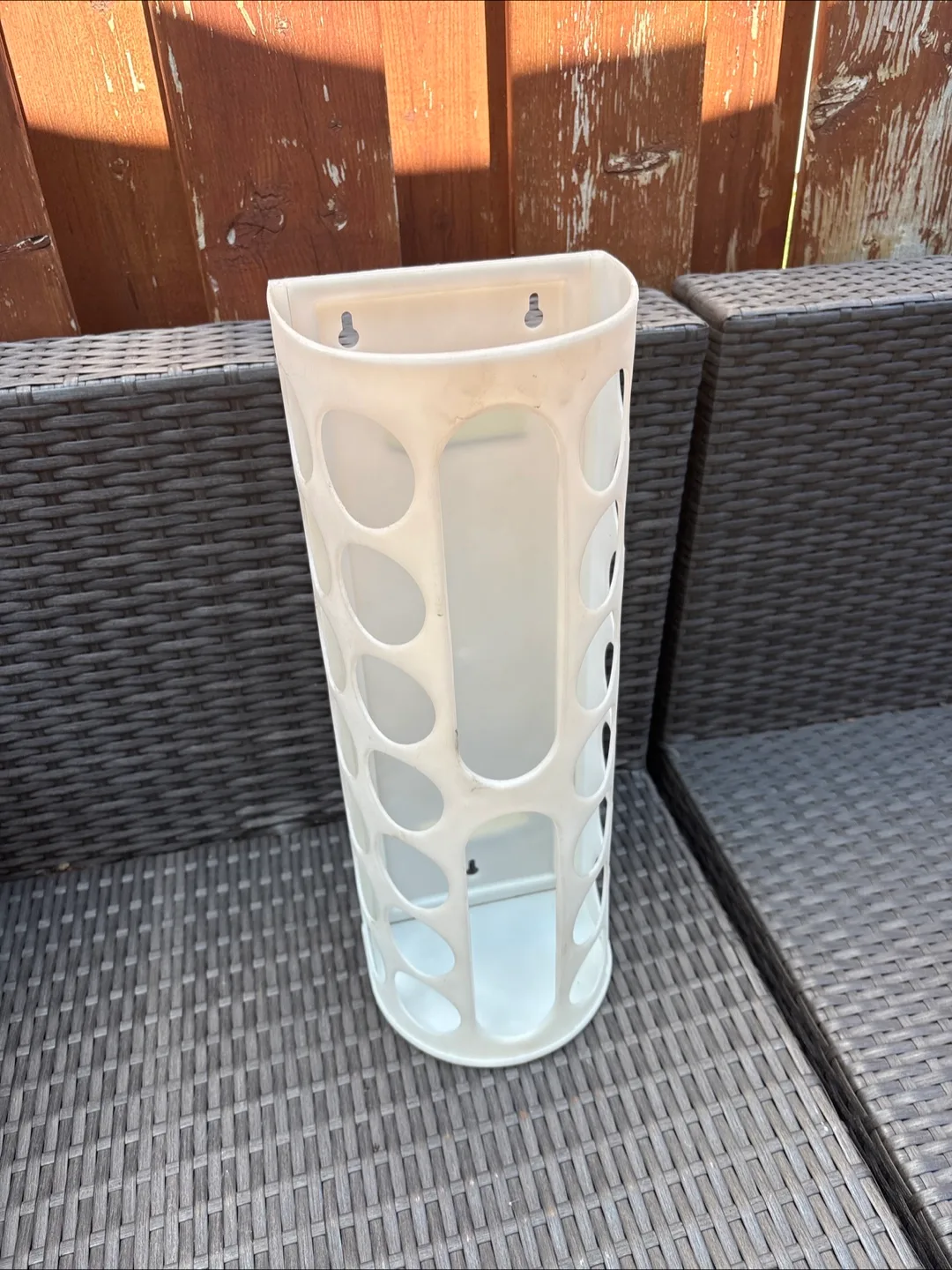 White Plastic Bag Dispenser thumbnail