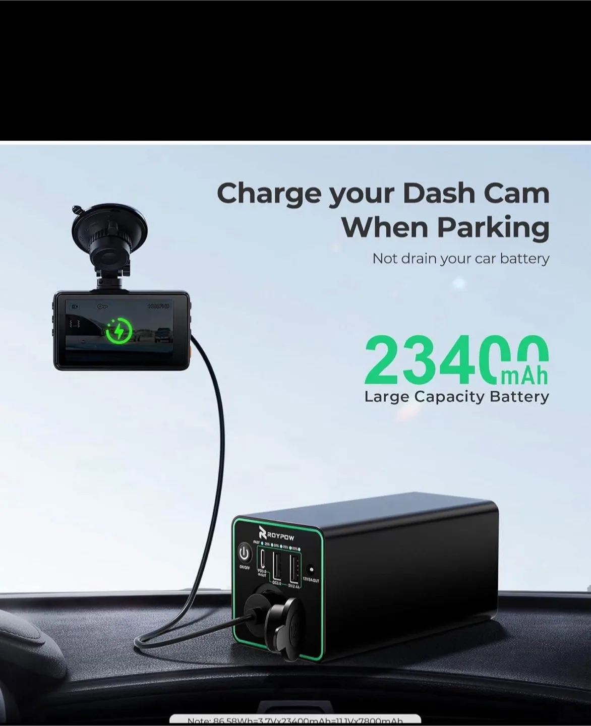 RoyPow 12V 5A 5521 DC Output Power Supply image indicator(5)