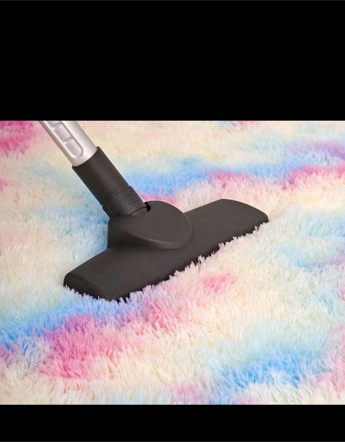 Rainbow Area Rug | Fluffy 8 x 10 ft - photo 4
