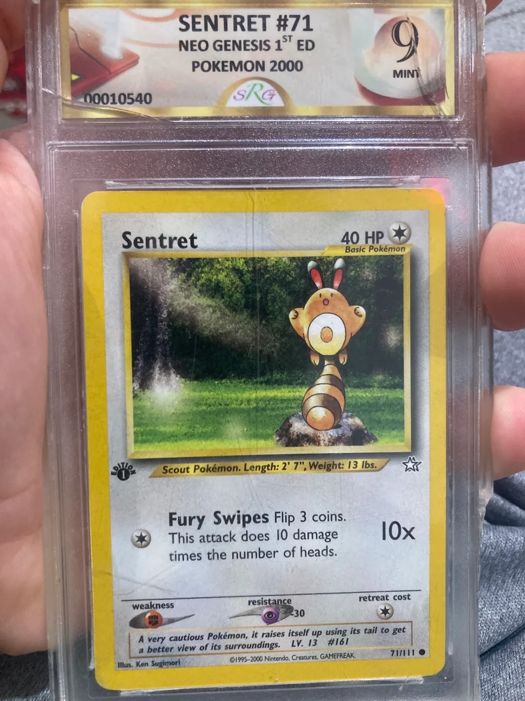 1st edition sentret Pokémon thumbnail