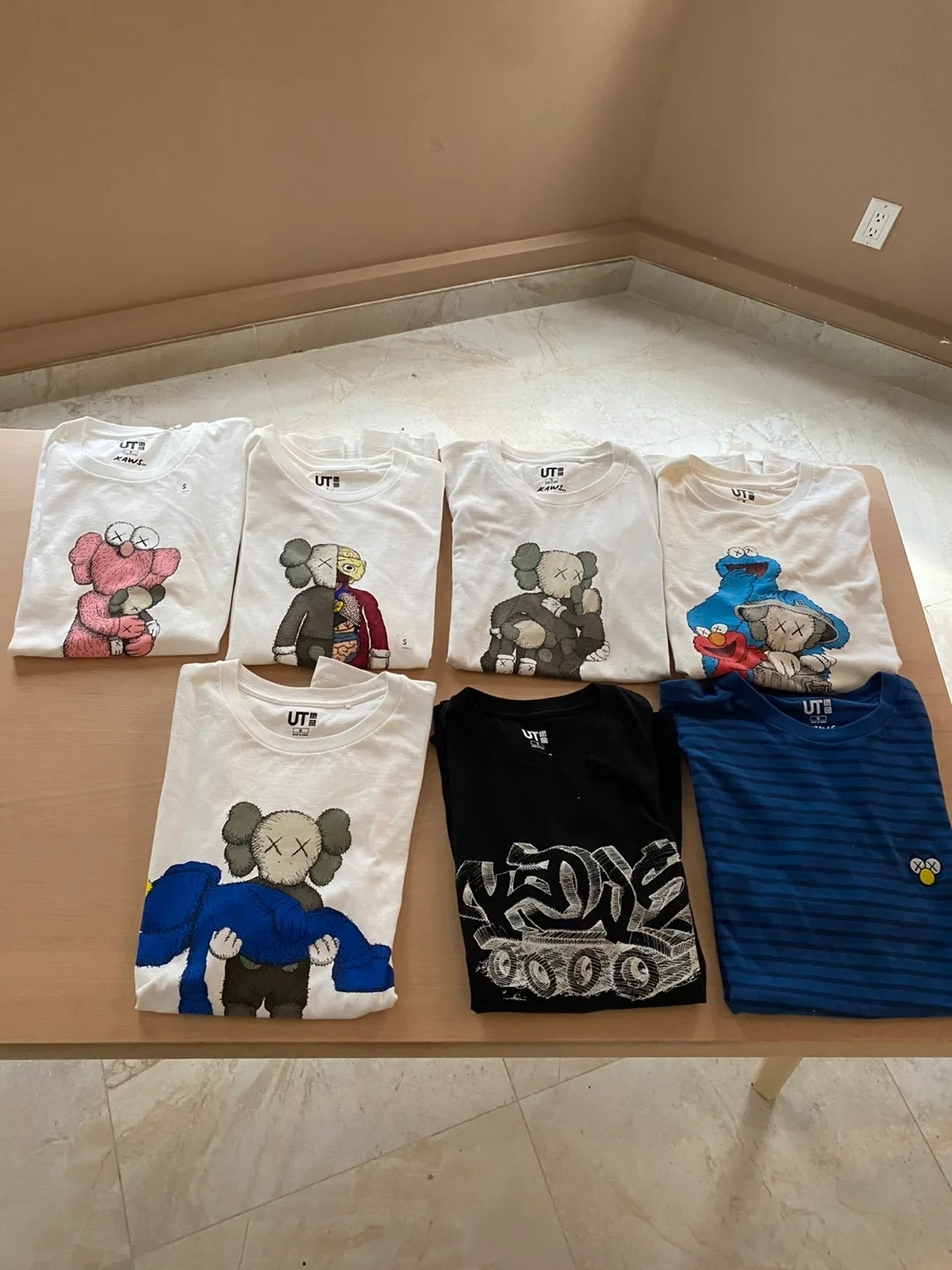 Uniqlo UT Kaws T-Shirts - Size Small/Medium thumbnail