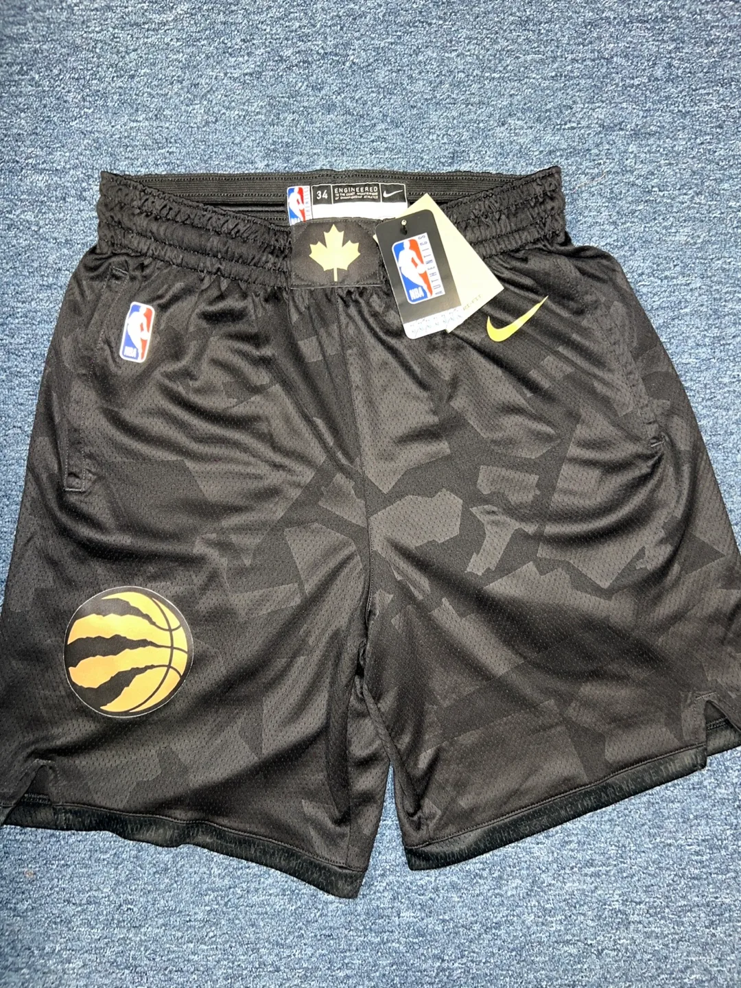 New Nike NBA Raptors Basketball Shorts - Size M thumbnail