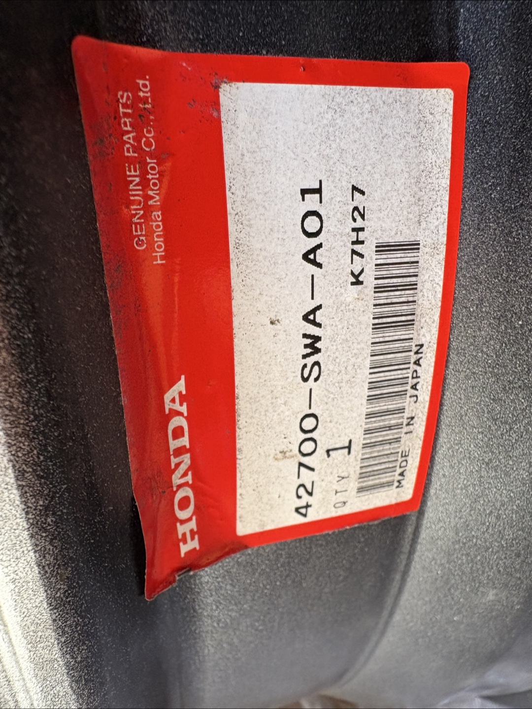 Honda 42700-SWA-A01 Steel Wheels - Set of 4 - photo 2