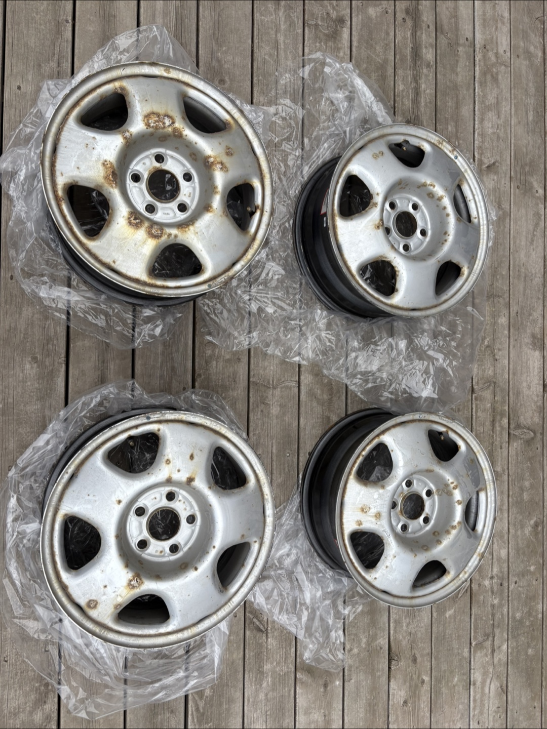 Honda 42700-SWA-A01 Steel Wheels - Set of 4