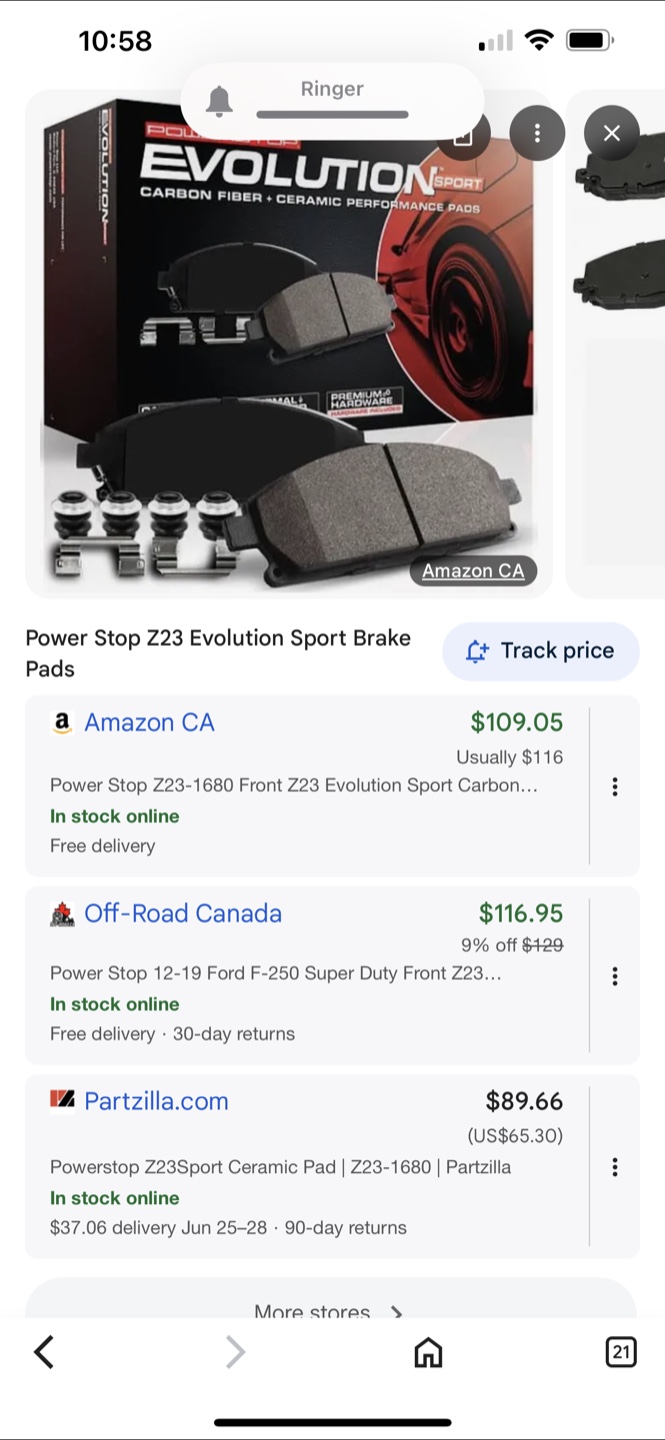 Power Stop Z23 Evolution Sport Brake Pads - photo 4