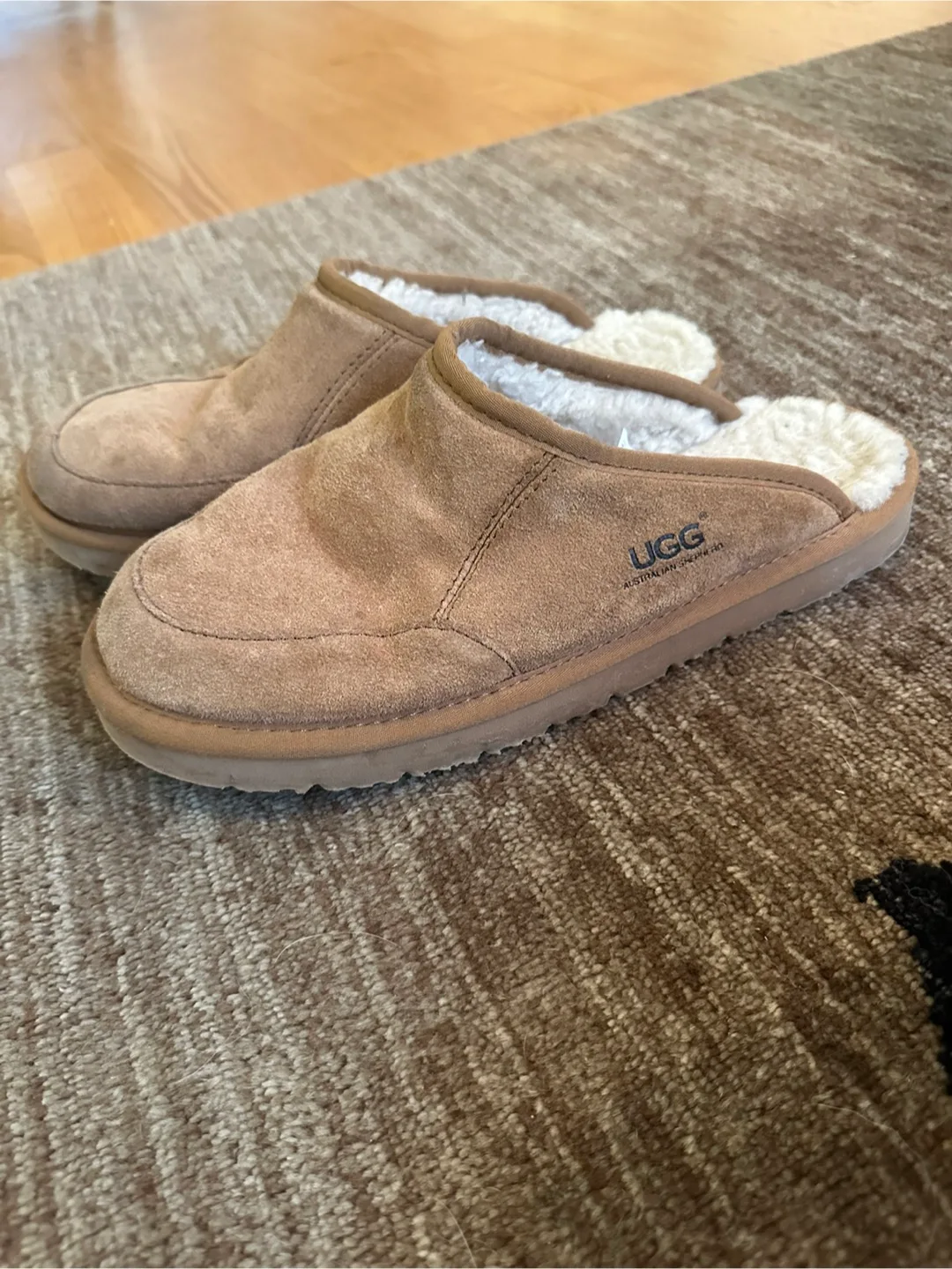 UGG Men’s Scuff Suede Slippers – Size 10 thumbnail