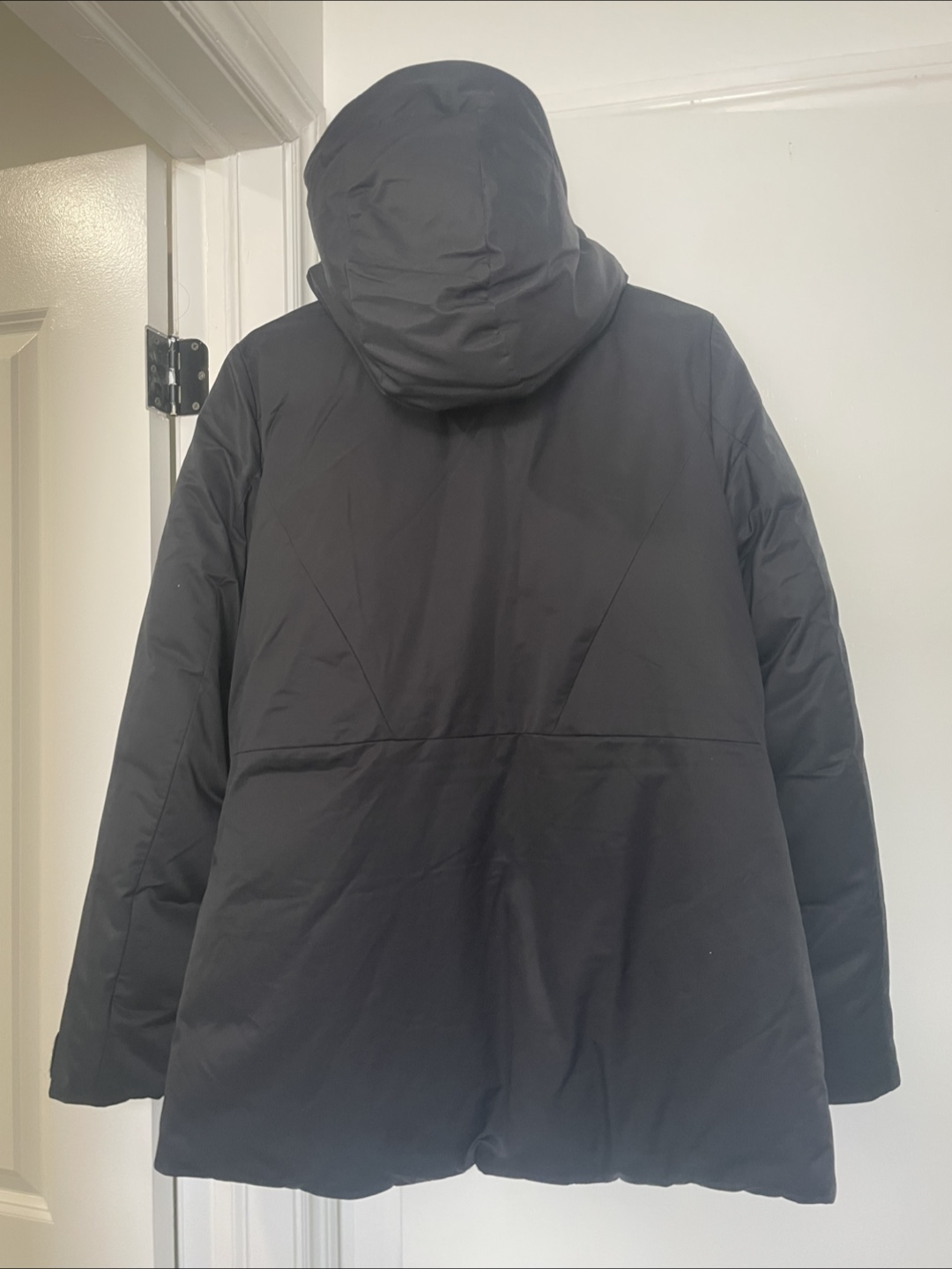 Hyba Black Puffer Jacket with a detachable hood - Size S/P - photo 3