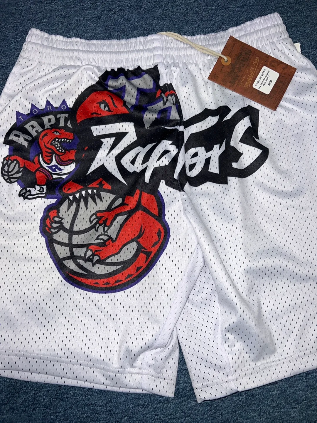 Mitchell & Ness NBA Raptors Collage Shorts - Size M thumbnail