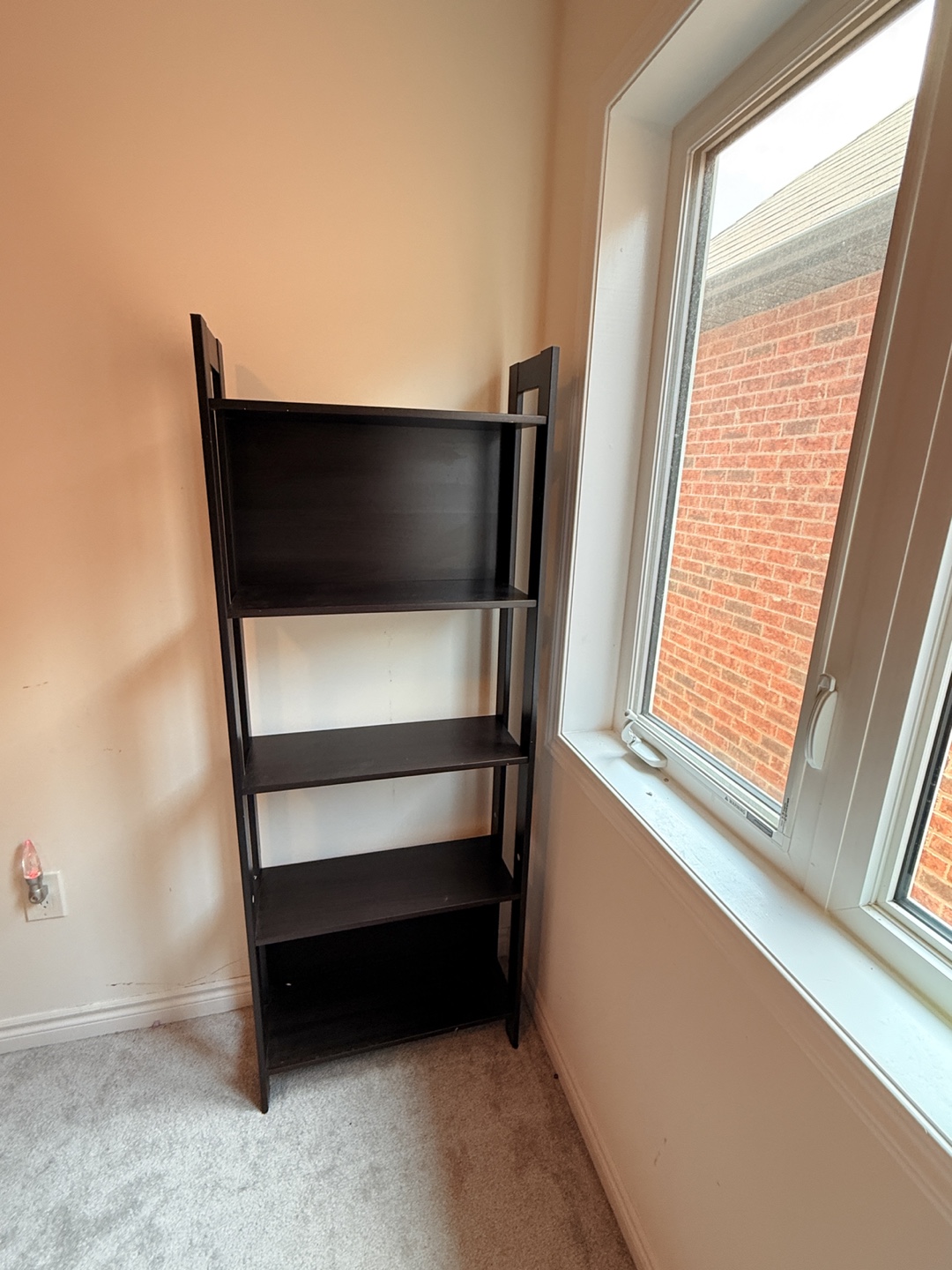 Black 5-Shelf Bookcase