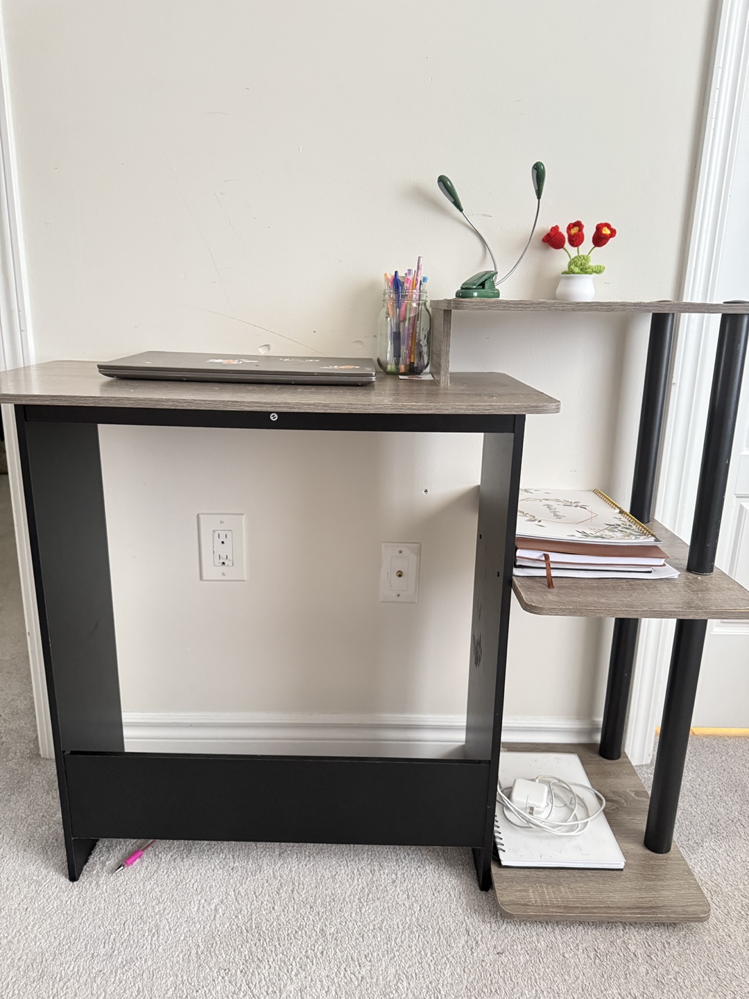 Computer Desk with Shelves - Great Condition! - photo 4