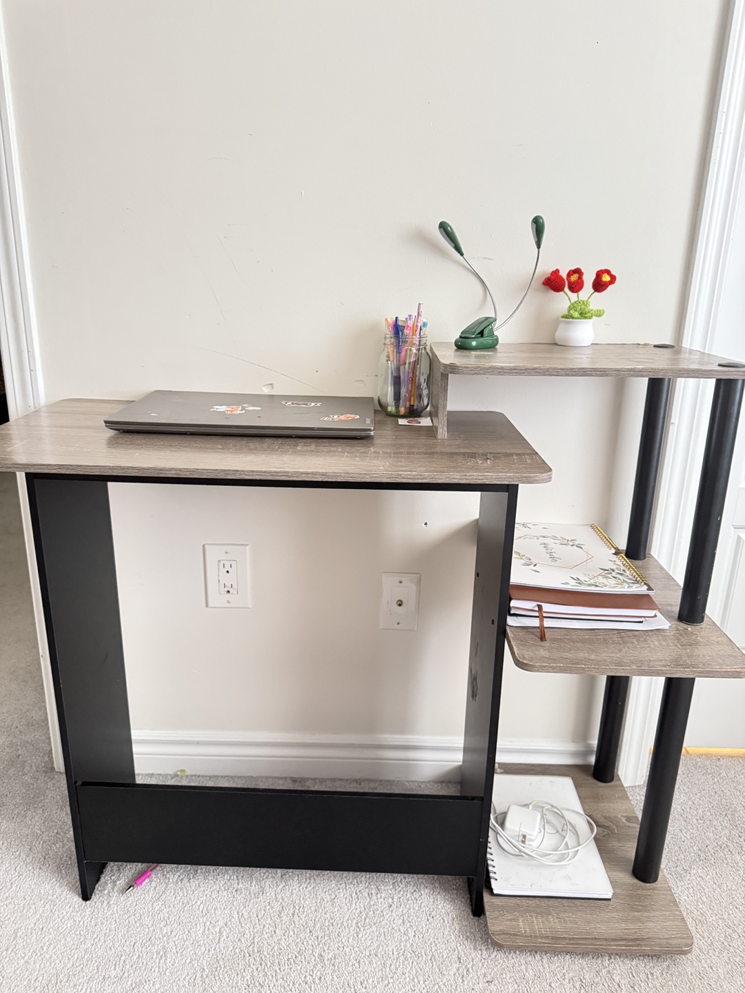Computer Desk with Shelves - Great Condition!