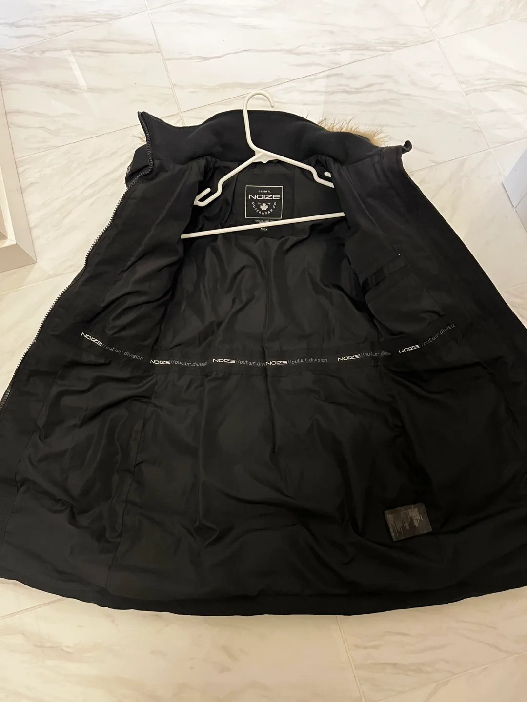 Noize Black Winter Jacket - Size XS thumbnail