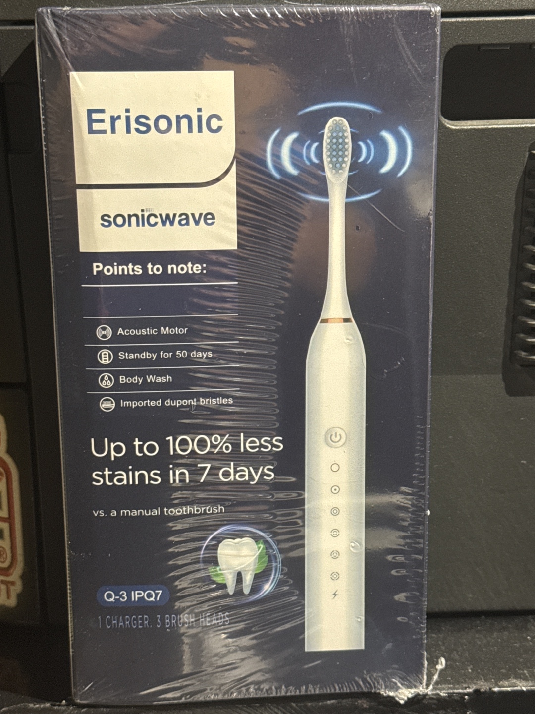 New Erisonic Sonicwave Electric Toothbrush