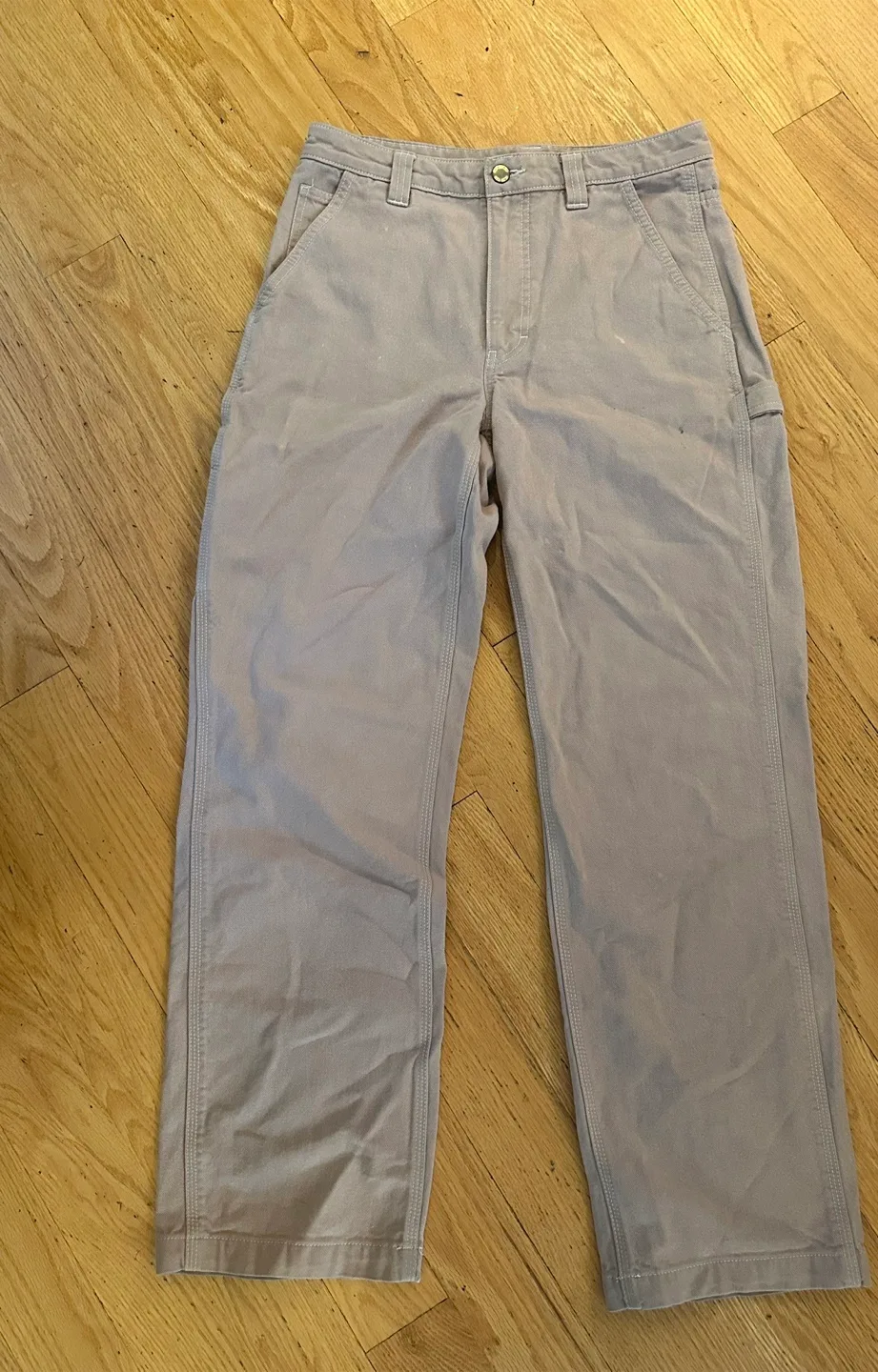 TNA Light Brown Painter Pants – Size 6 – Worn In thumbnail