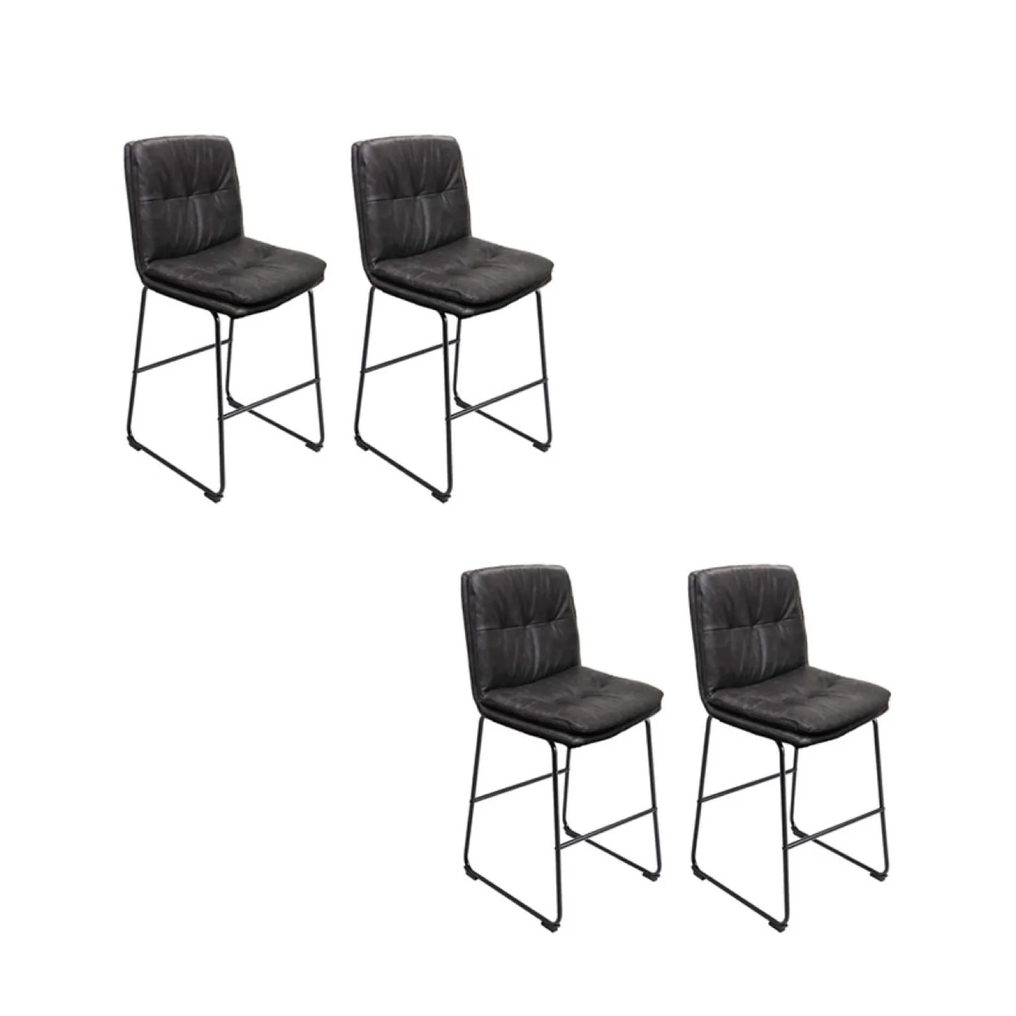 4 GREY Aodrova Counter height Stools thumbnail