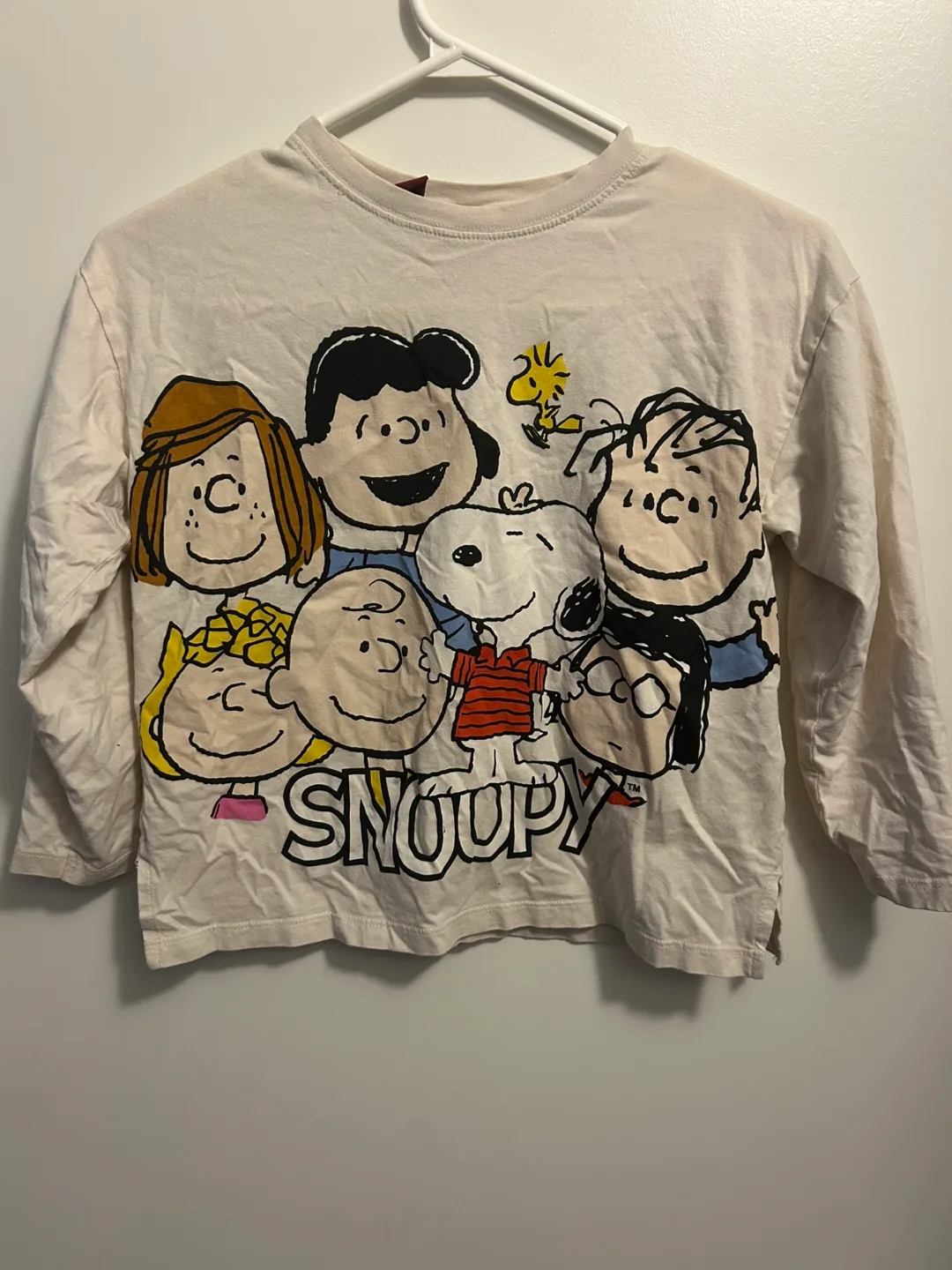Girls Zara Peanuts Snoopy Long Sleeve thumbnail