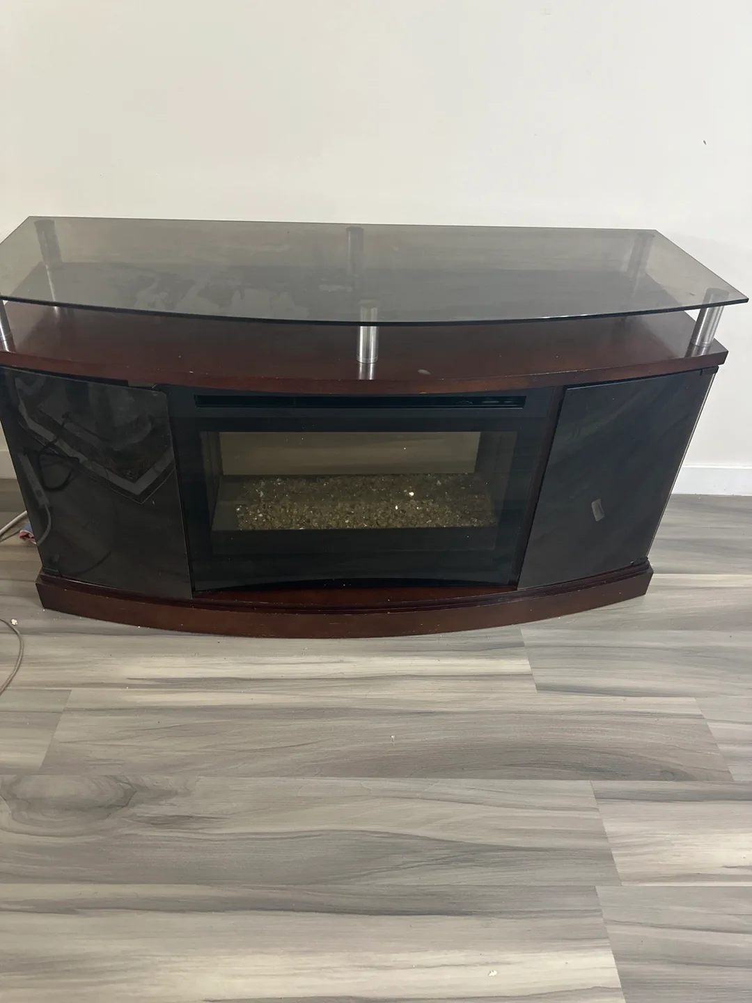Glass Top TV Stand thumbnail