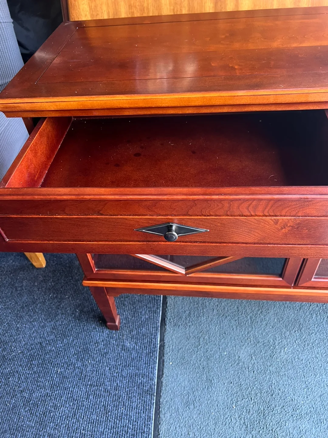 Wooden Display Cabinet with Glass Doors image indicator(2)