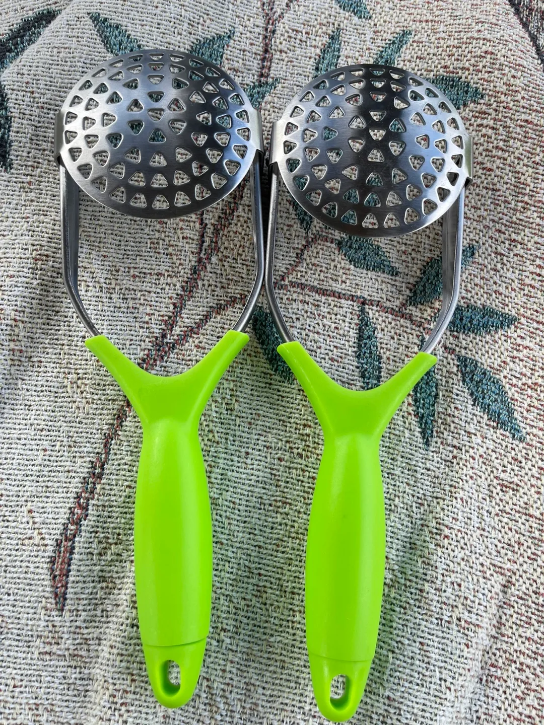 Potato Ricer with Green Handle thumbnail