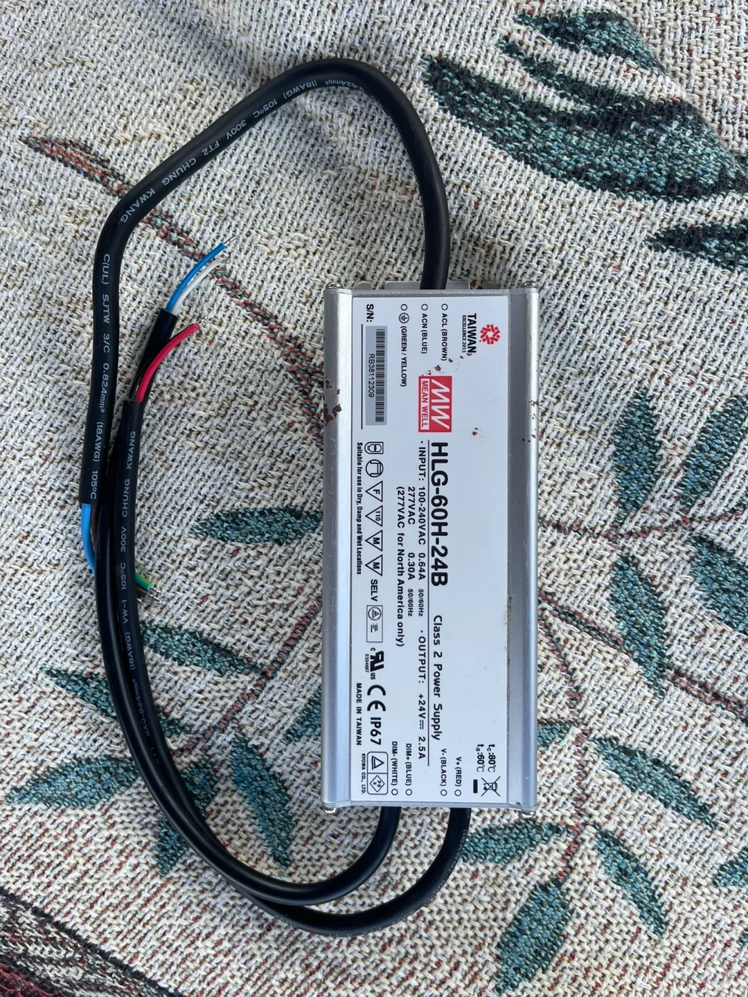 Mean Well HLG-60H-24B Power Supply thumbnail