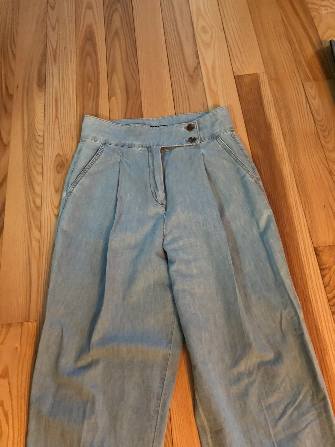 Sisley Light Blue Pants - Size 6 thumbnail