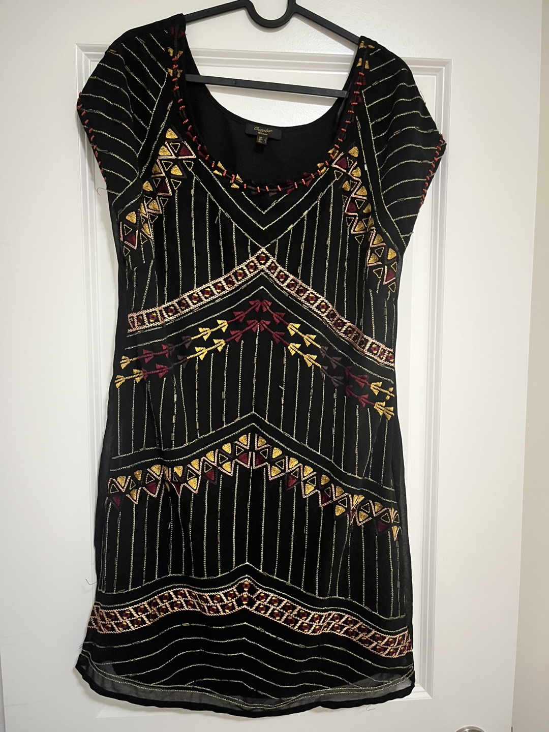 October Woman Black Dress - Size S