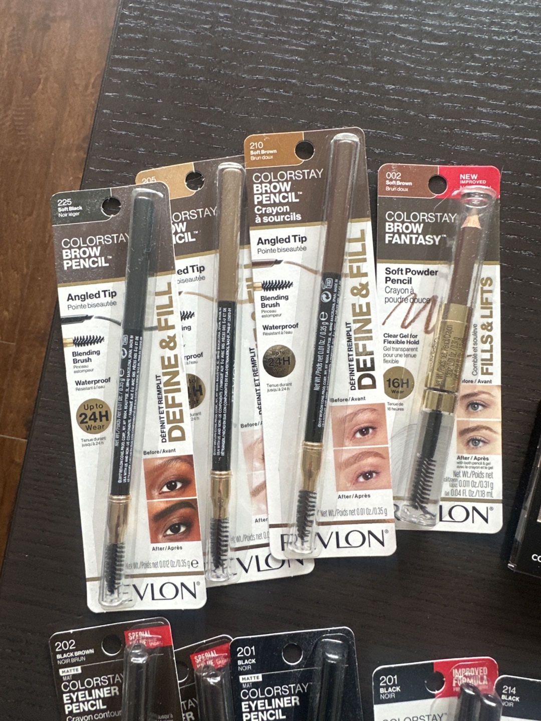 Revlon Makeup Bundle - Eyeliners, Brow Pencils, and More! - photo 2