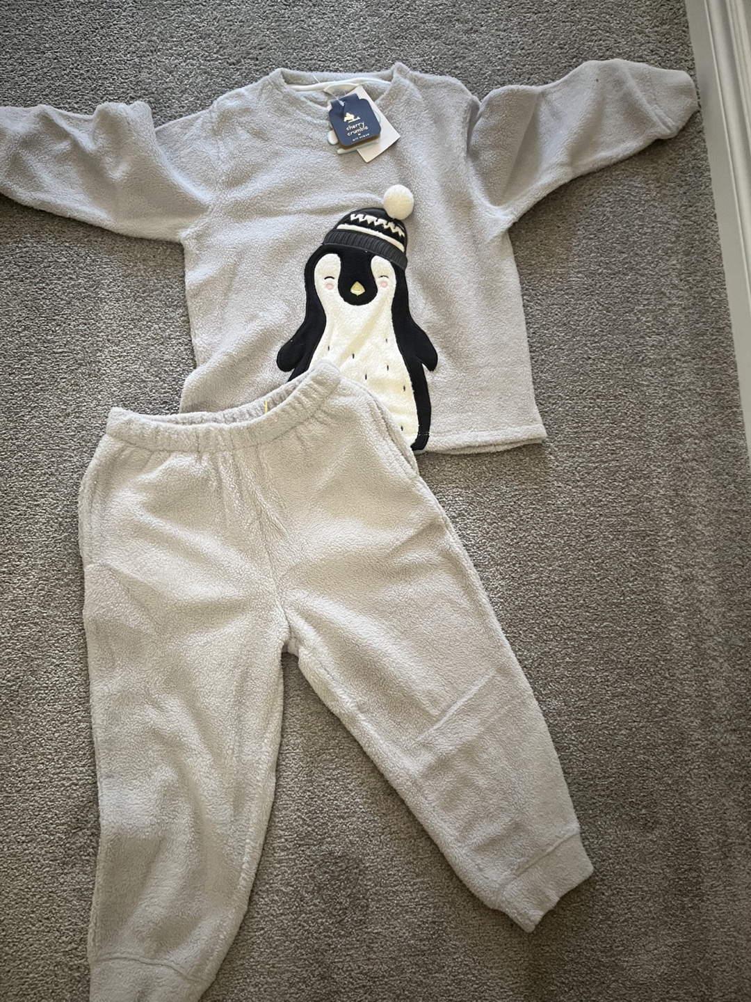 Cherry Crumble Penguin Pajamas - Size 5Y (4-5 Years)