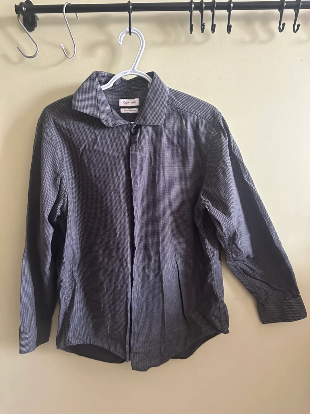 Calvin Klein Mens Black Button Up Shirt thumbnail
