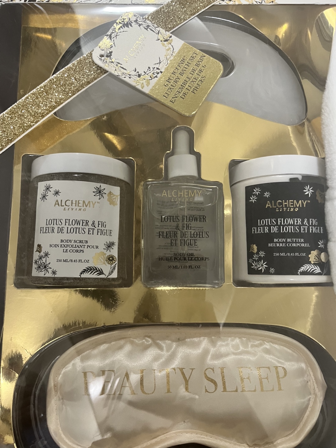 Alchemy Living Lotus Flower & Fig 6-Piece Bath Set